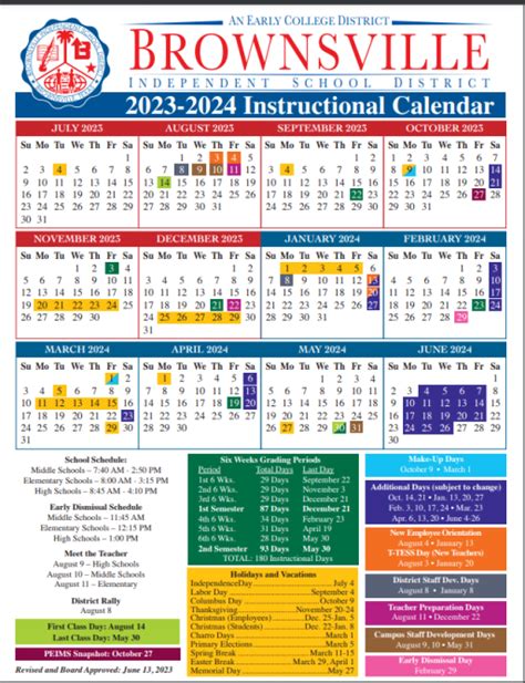 BISB Calendar .